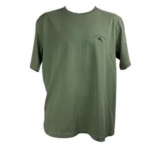 Tommy Bahama Relax Green Men's Tee Shirt Flock Party Parrots Size Medium